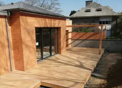 extension de maison en bois Bain-de-Bretagne-1