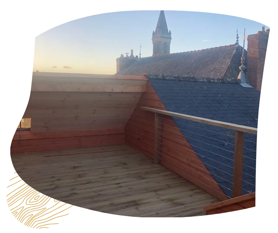 extension de maison en bois bain de bretagne