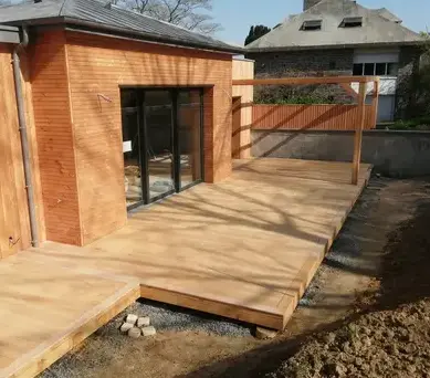 extension de maison en bois Bourg-de-Comptes-3