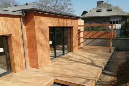 extension de maison en bois à Pléchâtel - image 2