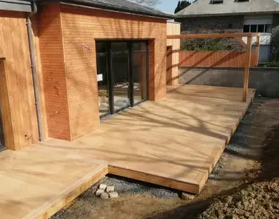 surélévation ossature bois à Pléchâtel - image 2